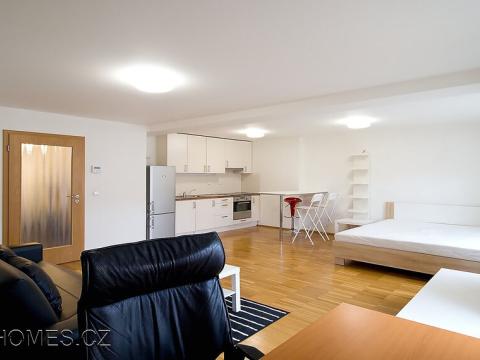 Pronájem bytu 1+kk, Praha - Žižkov, Jagellonská, 48 m2