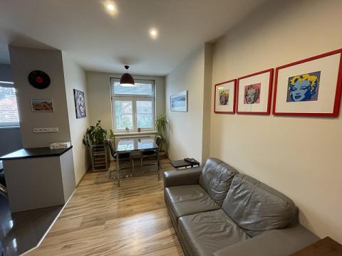 Pronájem bytu 2+kk, Praha - Podolí, Levá, 42 m2