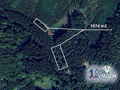 Prodej podílu lesa, Lužná, 418 m2