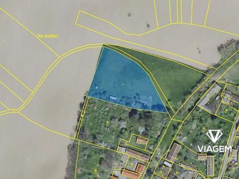 Prodej podílu zahrady, Schořov, 407 m2