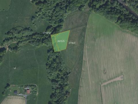 Prodej louky, Návsí, 4124 m2