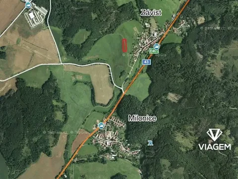 Prodej podílu pole, Milonice, 423 m2