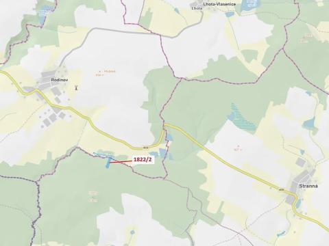 Dražba lesa, Žirovnice, 5108 m2