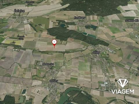 Prodej podílu pole, Všetaty, 3943 m2