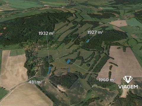 Prodej podílu lesa, Kravaře, 787 m2