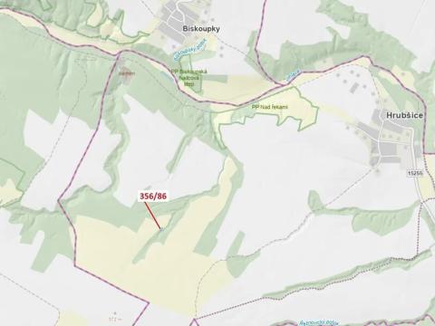 Dražba louky, Ivančice, 252 m2