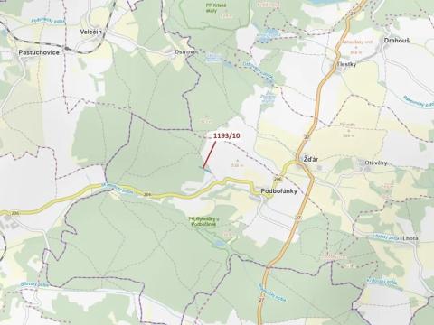 Dražba lesa, Jesenice, 4694 m2