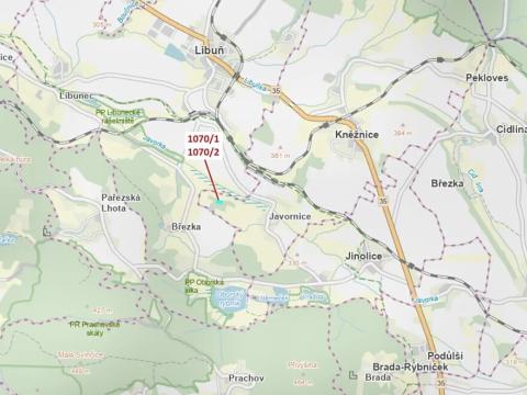 Dražba lesa, Kněžnice, 2271 m2