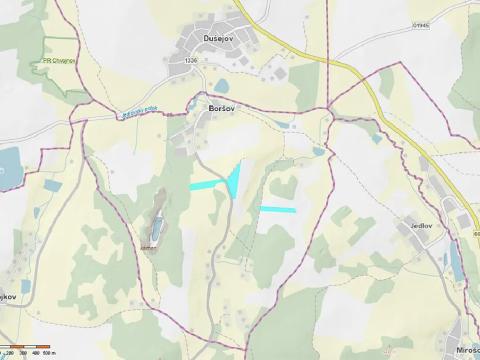 Prodej pole, Boršov, 33442 m2