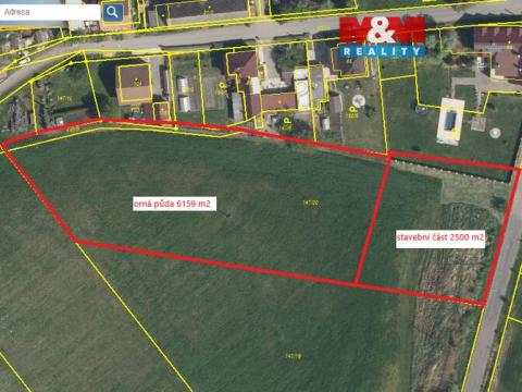 Prodej pozemku pro bydlení, Újezd u Přelouče, 2500 m2