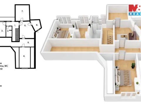 Prodej rodinného domu, Dzbel, 195 m2