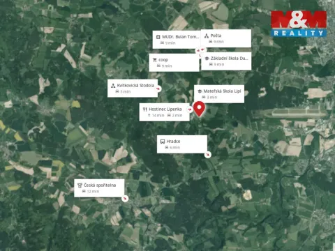 Prodej pozemku pro bydlení, Lipí, 1750 m2