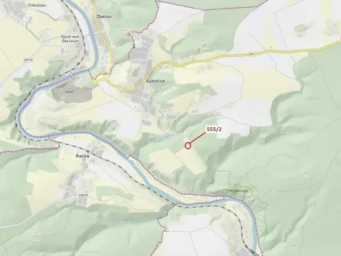 Dražba lesa, Sýkořice, 28 m2