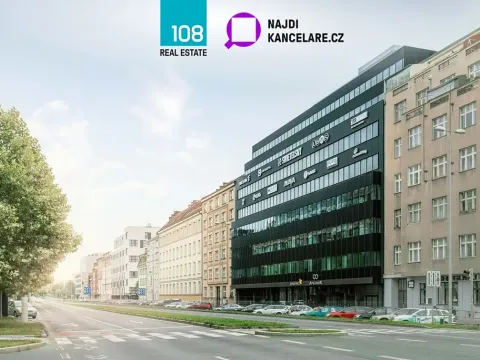 Pronájem kanceláře, Praha - Karlín, Sokolovská, 342 m2
