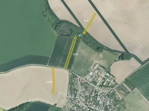 Prodej pole, Počenice-Tetětice, 37733 m2