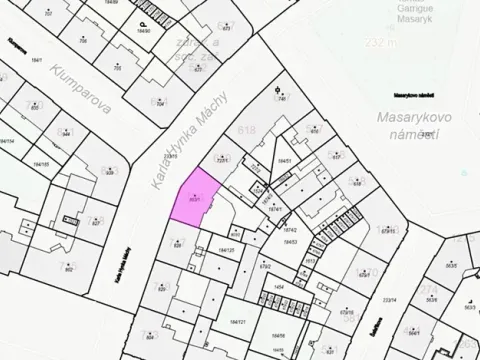 Dražba - jiné, Hradec Králové, Karla Hynka Máchy, 1 m2