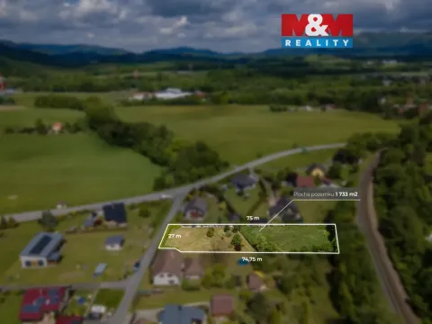 Prodej zahrady, Lichnov, 1733 m2