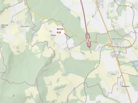 Dražba lesa, Netřebice, 3965 m2