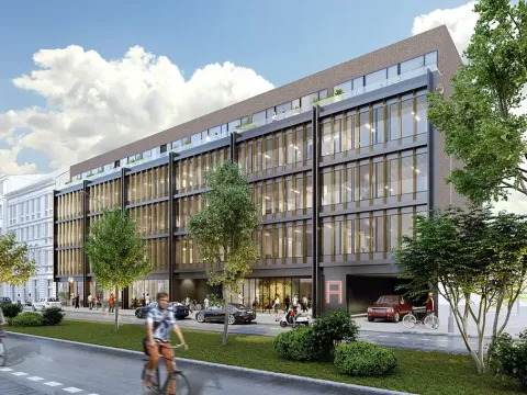 Pronájem kanceláře, Praha - Holešovice, Dělnická, 840 m2