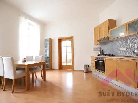 Pronájem bytu 2+kk, Praha - Nové Město, Koubkova, 53 m2
