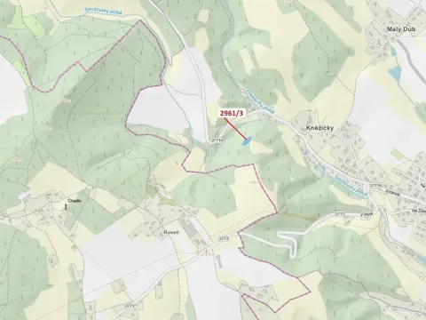 Dražba lesa, Český Dub, 1217 m2