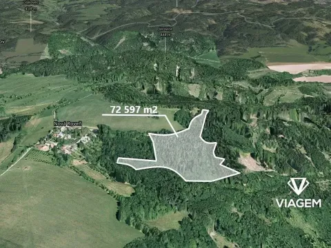 Prodej podílu lesa, Městečko Trnávka, 3311 m2