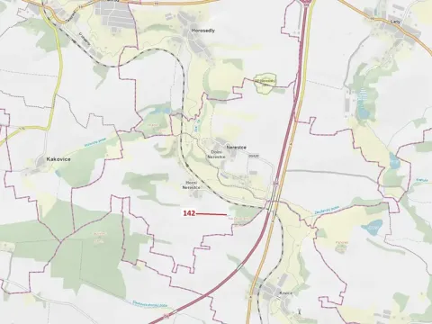 Dražba pozemku, Nerestce, 145 m2