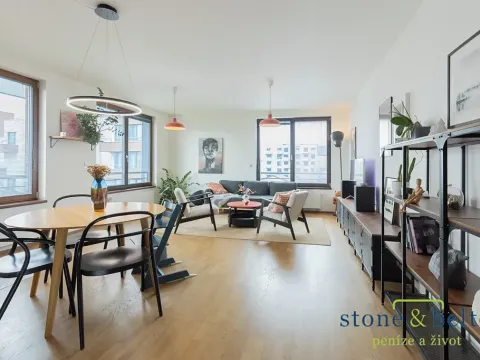 Pronájem bytu 3+kk, Praha - Holešovice, V háji, 74 m2