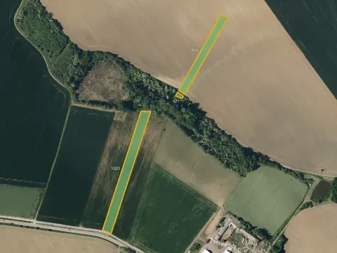 Prodej pole, Počenice-Tetětice, 10178 m2