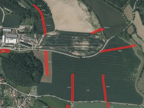 Prodej pole, Brloh, 126772 m2