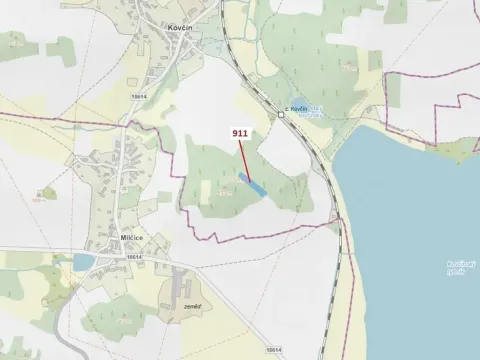 Dražba lesa, Kovčín, 2882 m2