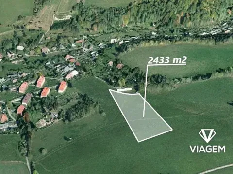 Prodej podílu pole, Těchonín, 2433 m2