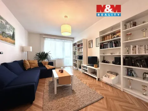 Pronájem bytu 3+1, Praha - Vršovice, U Slavie, 71 m2