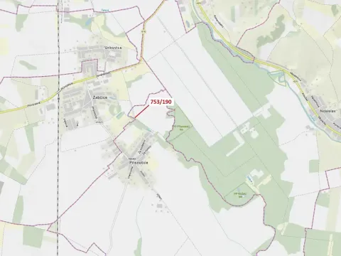 Dražba lesa, Přísnotice, 3 m2