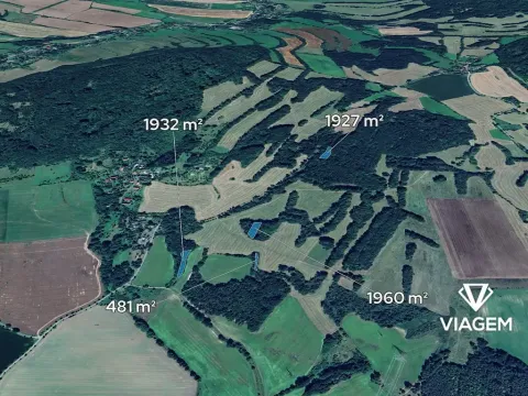 Prodej podílu lesa, Kravaře, 787 m2