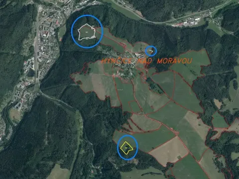 Prodej pole, Hanušovice - Hynčice nad Moravou, 53256 m2
