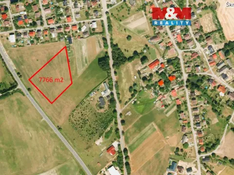 Prodej komerčního pozemku, Škrdlovice, 7766 m2