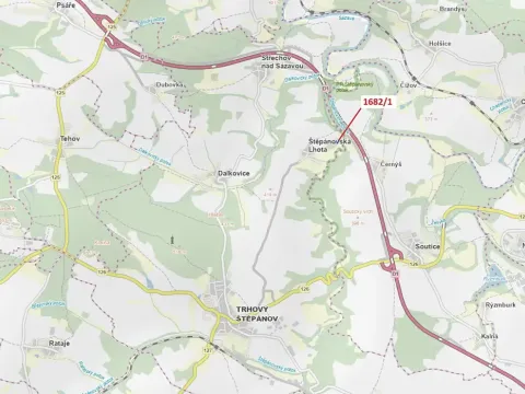 Dražba lesa, Trhový Štěpánov, 2201 m2