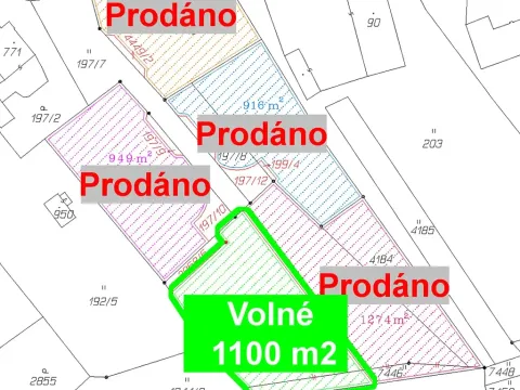 Prodej pozemku pro bydlení, Opatov, 1100 m2