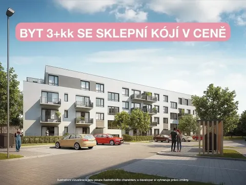 Prodej bytu 3+kk, Kladno, Ke stadionu, 63 m2