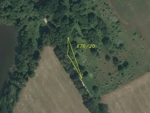 Dražba pole, Chlum u Třeboně, 312 m2