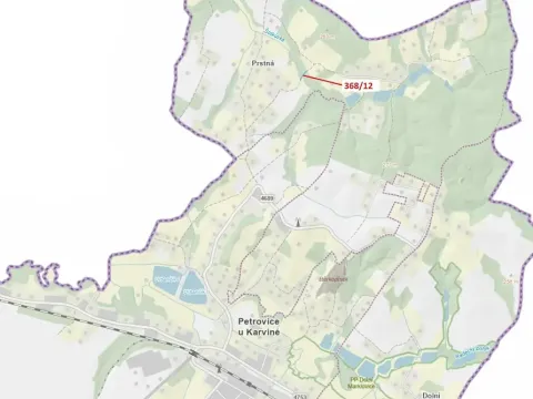 Dražba pozemku, Petrovice u Karviné, 218 m2