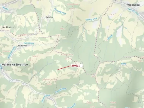 Dražba pozemku, Valašská Bystřice, 97 m2