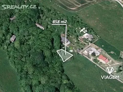 Prodej zahrady, Halenkovice, 858 m2