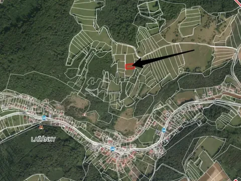Prodej louky, Blansko - Lažánky, 1448 m2