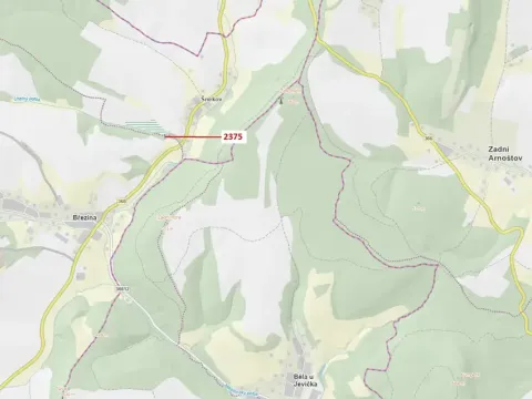 Dražba lesa, Březiny, 303 m2