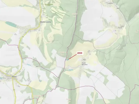 Dražba lesa, Městečko Trnávka, 2241 m2