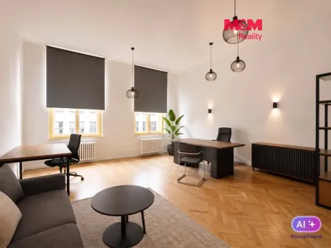 Pronájem kanceláře, Praha - Vinohrady, náměstí Míru, 41 m2