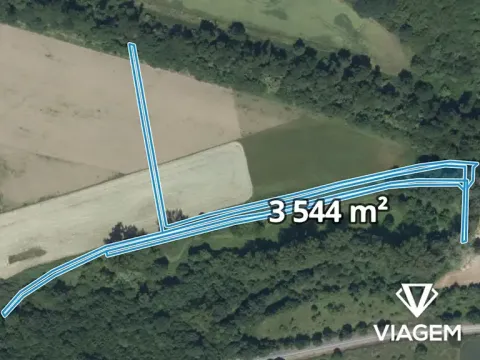 Prodej podílu pole, Zalešany, 611 m2