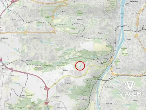 Prodej komerčního pozemku, Praha - Hlubočepy, 4609 m2